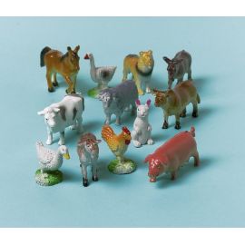 Pack 12 animales figuras