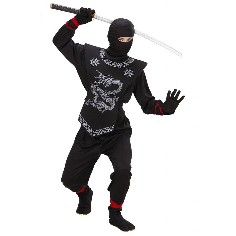 Disfraz infantil Ninja, Negro 