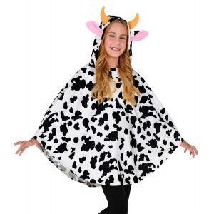 Disfraz poncho vaca inf