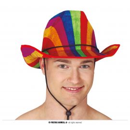 Sombrero vaquero multicolor