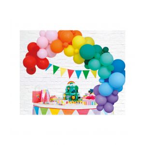 Kit decoracion globos arcoiris