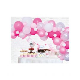 Kit decoracion globos rosa