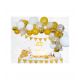 Kit decoracion globos oro