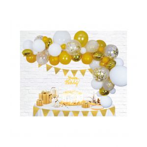 Kit decoracion globos oro