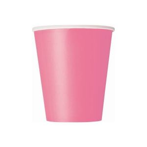 Vasos 270ml rosa fuerte 8 und