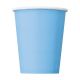 Vasos 270ml azul claro 8 und