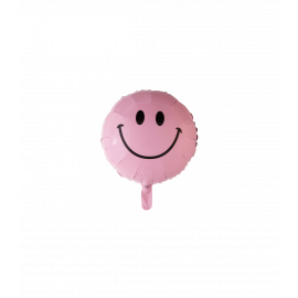 Globo helio sonrisa rosa