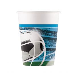 Vasos futbol fanaticos 8ud