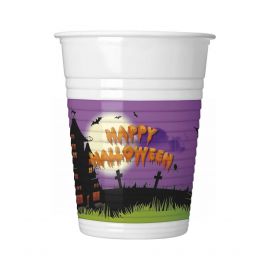 Vasos happy halloween 8ud