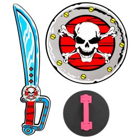 Set espada y escudo pirata gomaeva