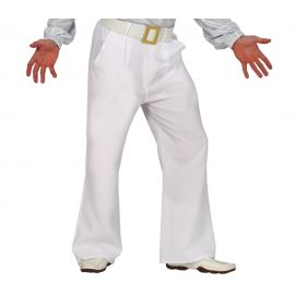 Pantalon disco blanco