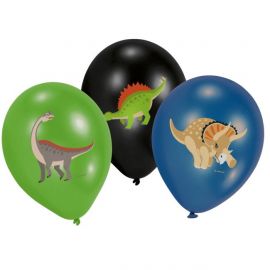 Globos dinosaurios pack 6