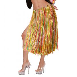Falda multicolor hawai larga