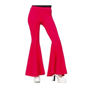 Pantalones campana rosa