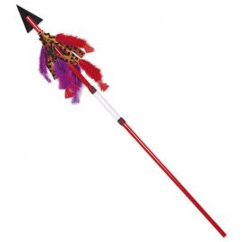 Lanza indio con plumas desmontable 125cm