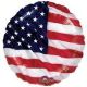 Globo helio bandera americana