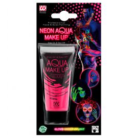 Maquillaje neon rosa