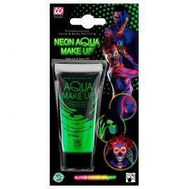 Maquillaje neon verde