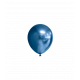 Globos azul efecto metal