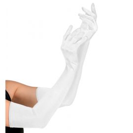 Guantes largos blancos 60cm