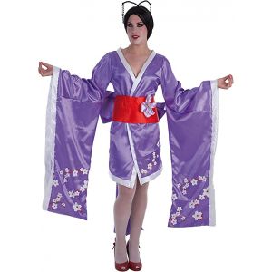 Disfraz geisha flores