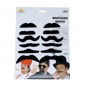 Pack 12 bigotes 