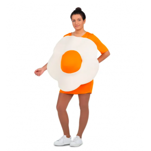 Disfraz huevo frito unisex