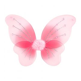 Alas mariposa rosa