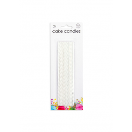 Velas super largas blancas