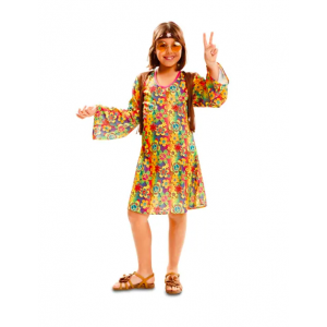Disfraz hippie niña 5-6