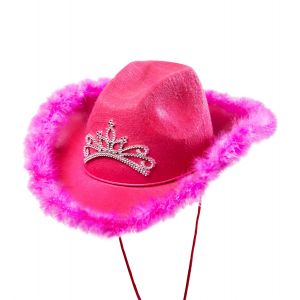 Sombrero vaquera rosa