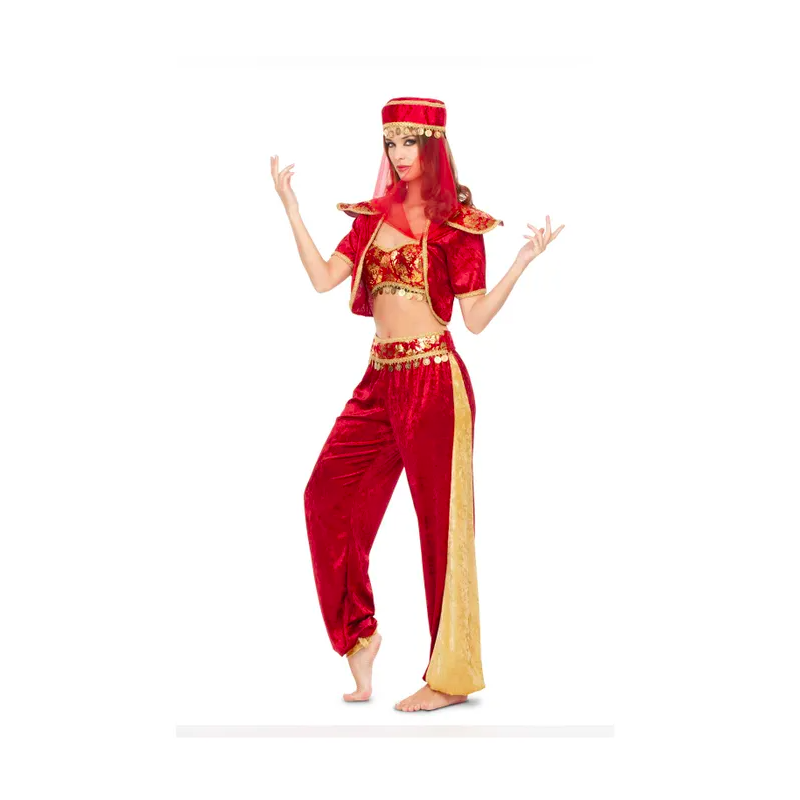 Disfraz Arabe Odalisca Bailarina Dama