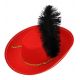 Sombrero mosquero rojo inf