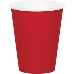 Vasos rojo clasico