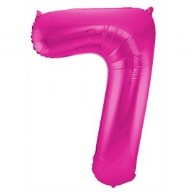 Globo helio 7 rosa fuerte