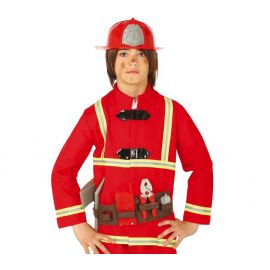 Cinturon bombero con casco