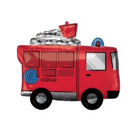 Globo helio camion de bomberos