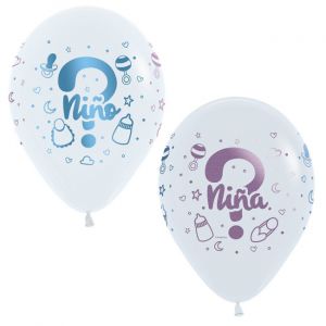 Globos niño niña