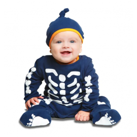Disfraz bebe esqueleto color