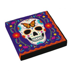 Servilletas dia de los muertos