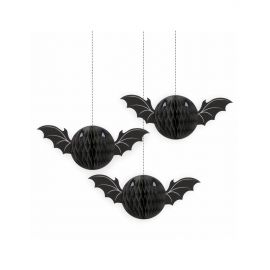 Decoracion murciélagos colgantes 