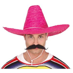 Sombrero mexicano rosa