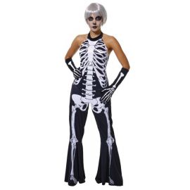 Disfraz esqueleta de los 70