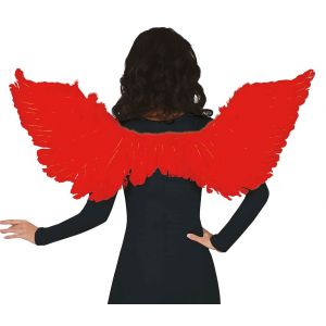 Alas plumas rojas 106cm