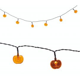 Guirnalda 10 leds calabazas