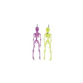 Colgante esqueleto neon 41cm surt