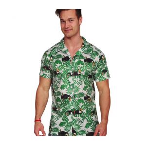 Camisa hawaiana palmeras