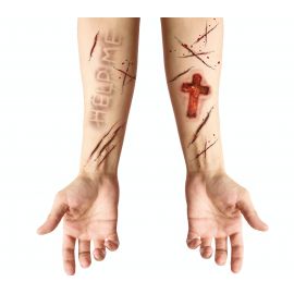 Tatuajes heridas poseída