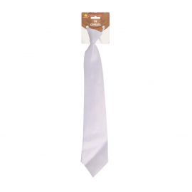 Corbata blanca 45cm