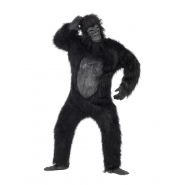 Disfraz gorila luxe negro